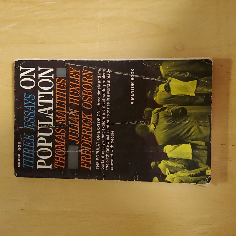 On Population Three Essays by Malthus, Huxley, and Osborn